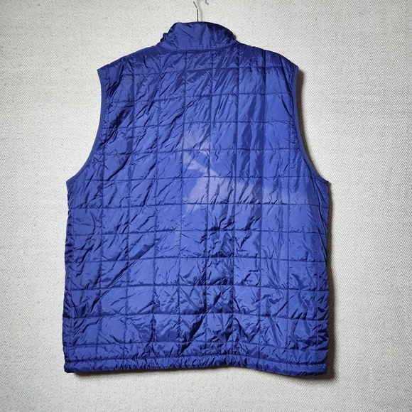 LL Bean Mens XL Tall Blue Puffer Quilted Zip Up Vest - Picture 2 of 11